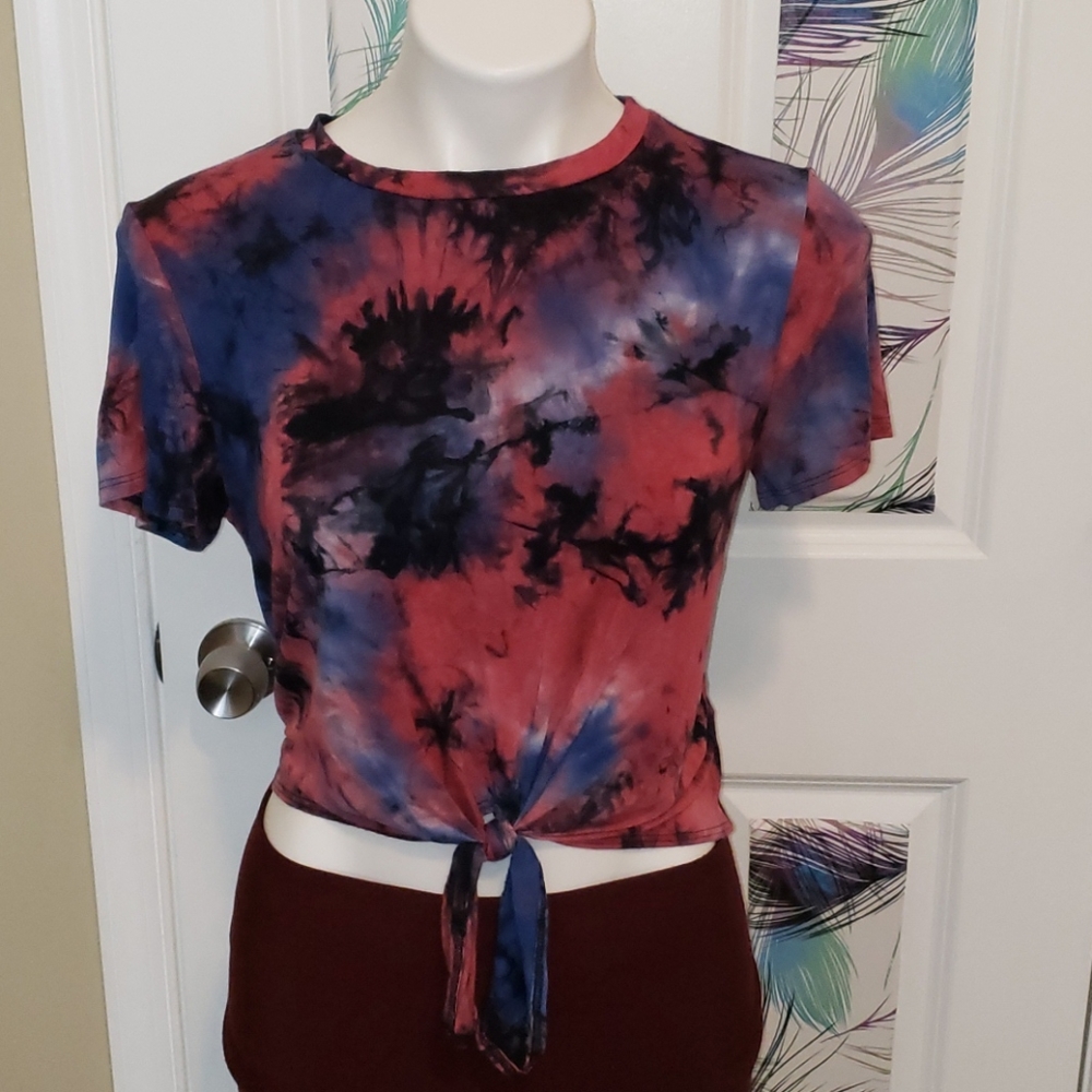 Women's Tye-Dye Crop Top